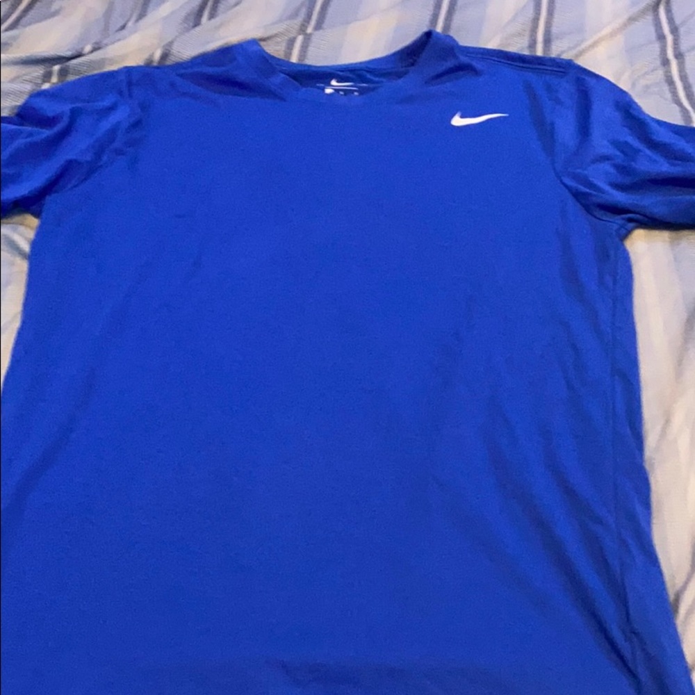 Blue Nike T shirt
